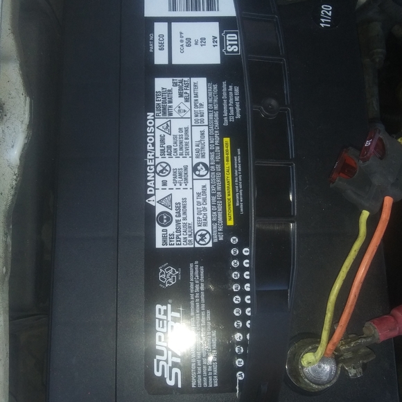 Truck battery.
